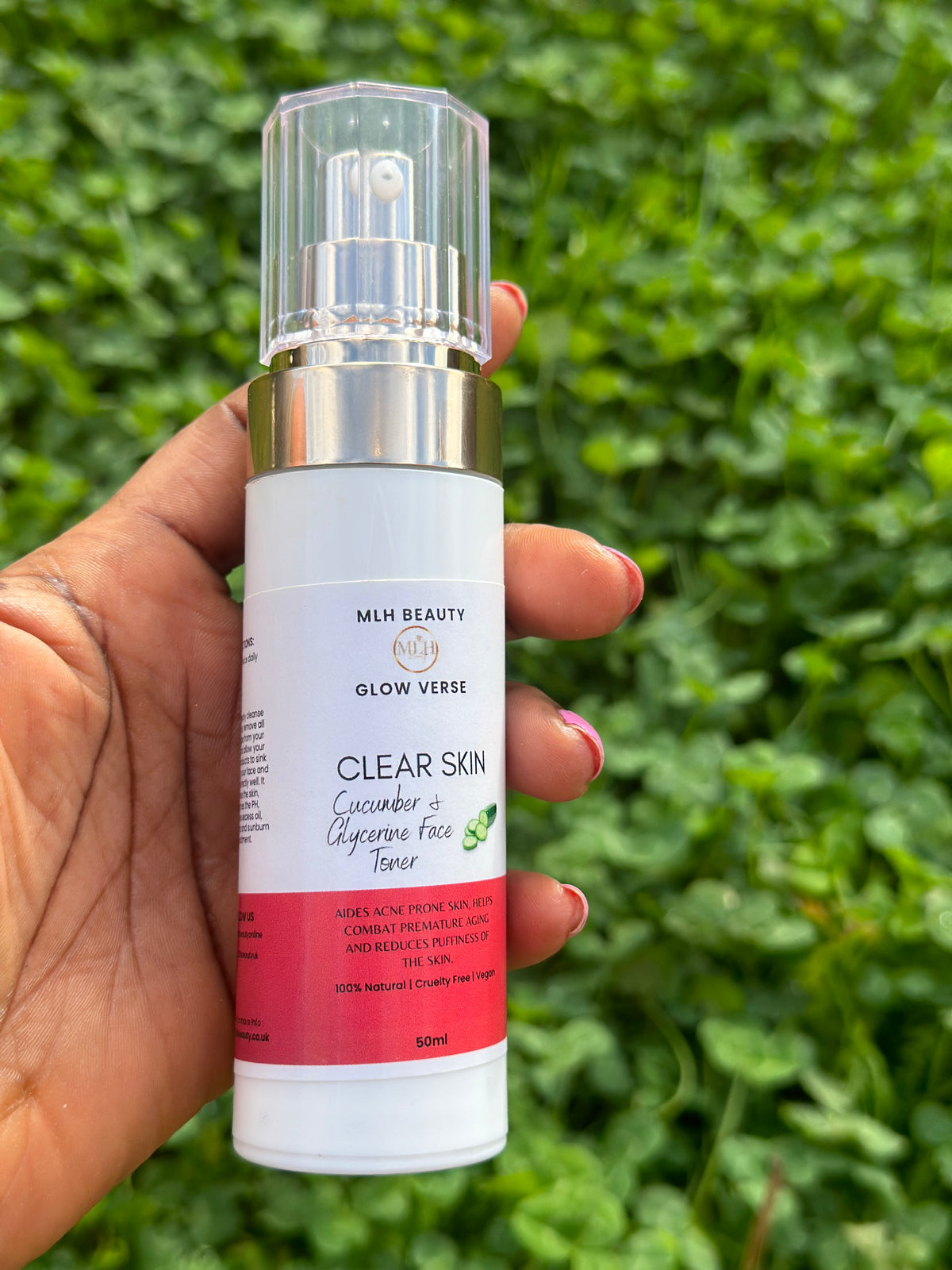 Glow Verse Clear Skin Cucumber &amp; Glycerine🥒 Face Toner 50ml